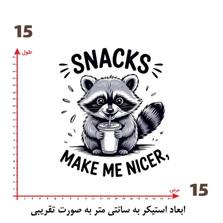 استیکر پارچه و لباس پاد آفرین طرح کارتونی کد 3088
