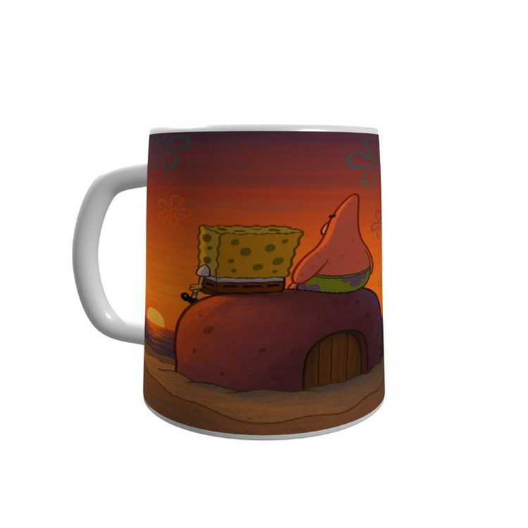 ماگ پاد آفرین طرح باب اسفنجی مدل 11oz
