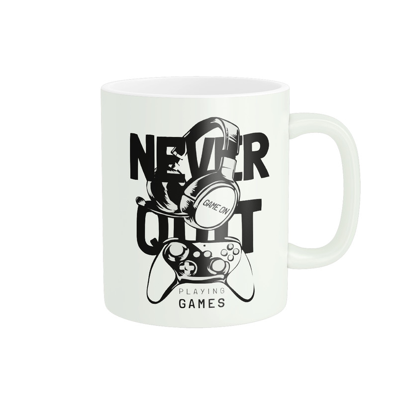 ماگ پادآفرین مدل گیم never quit کد 019