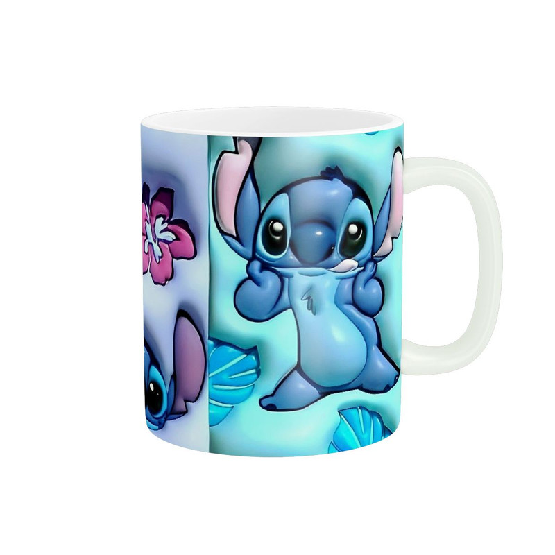 ماگ پادآفرین مدل کارتون استیچ stitch سه بعدی کد 085