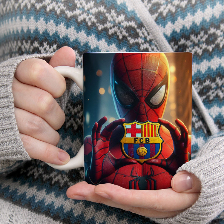 ماگ پادآفرین مدل اسپایدرمن بارسلونا کد 5340