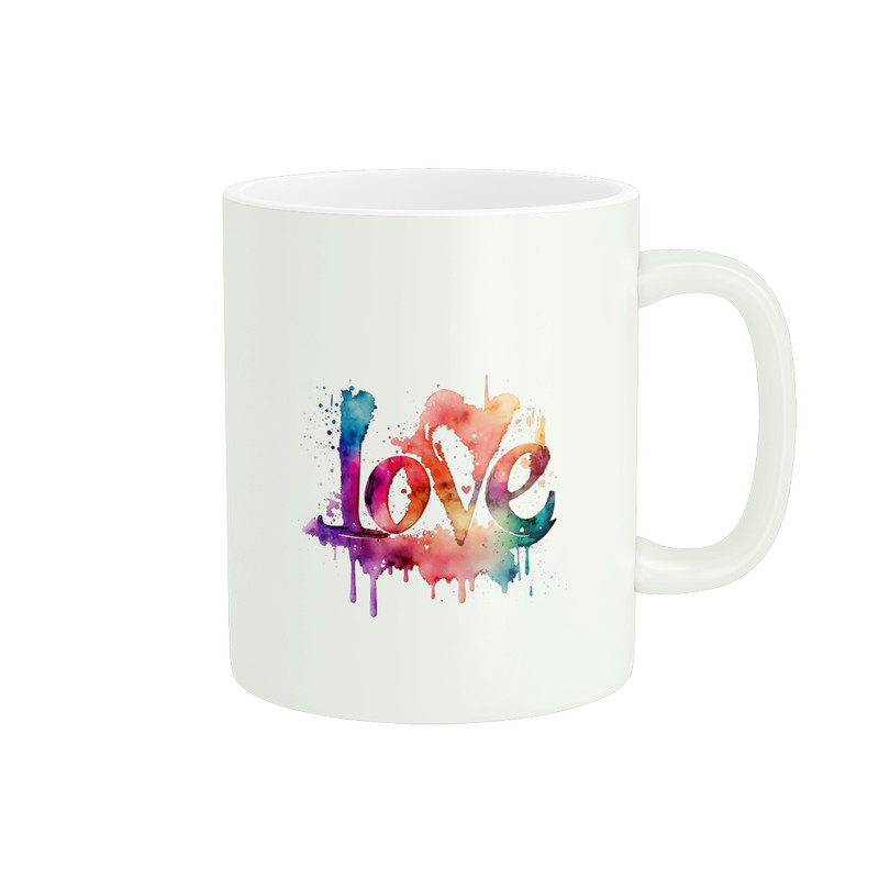 ماگ پادآفرین مدل LOVE کد 468