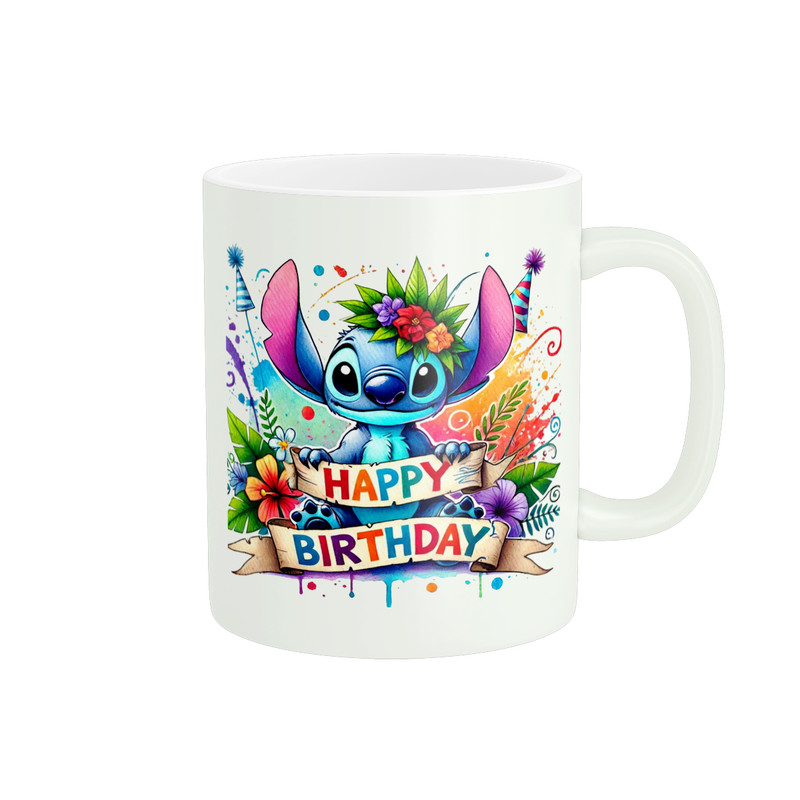 ماگ پادآفرین مدل کارتون استیچ و لیلو Stitch کد PM3764