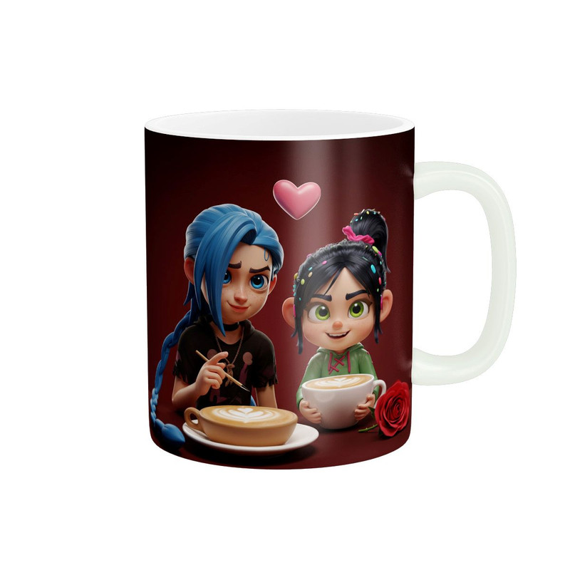 ماگ پاد آفرین طرح وانیلوپه و جینکس کد 2079