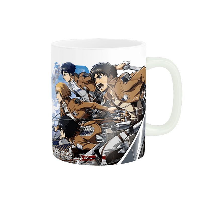 ماگ پادآفرین طرح انیمه اتک ان تایتان نبرد تایتان ها Attack on Titan کد 0808