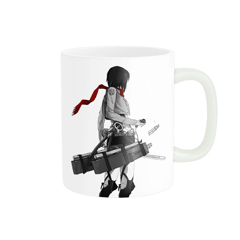 ماگ پادآفرین طرح انیمه اتک ان تایتان - نبرد تایتان ها - میکاسا Attack on Titan کد 0841