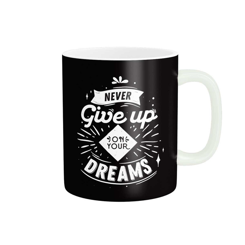 ماگ پاد آفرین طرح جمله انگیزشی  Never give up کد 2019
