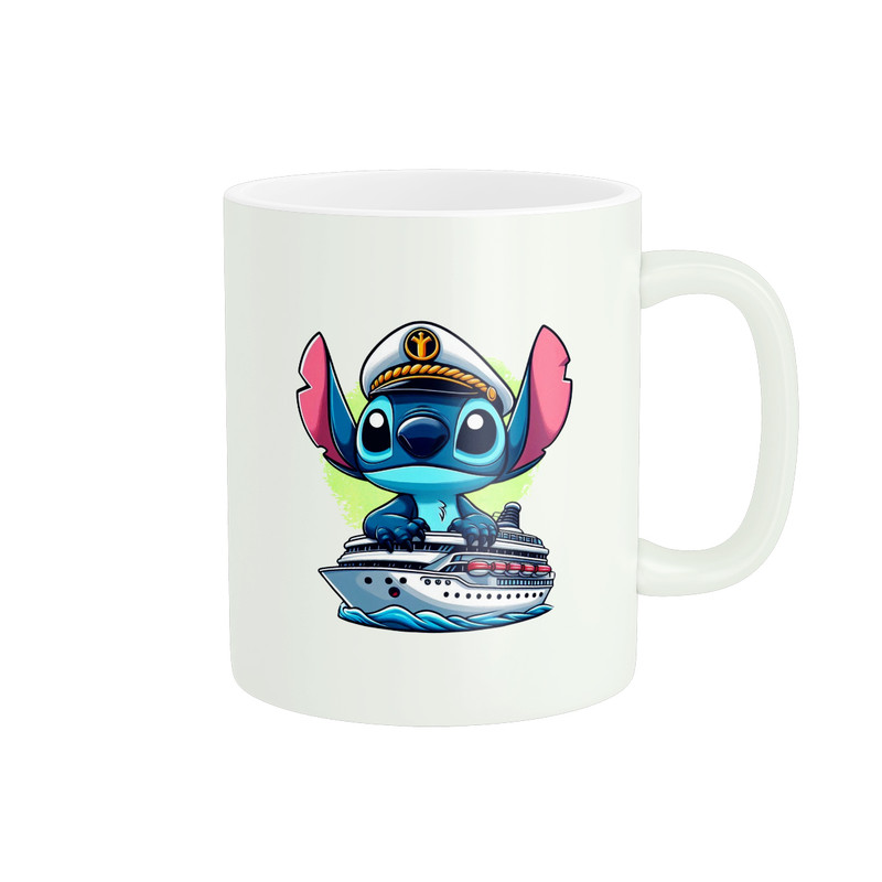 ماگ پادآفرین مدل کارتون استیچ و لیلو Stitch کد PM3883
