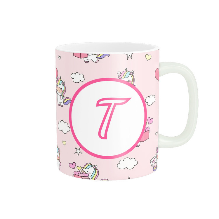 ماگ پاد آفرین مدل اسم شخصی فانتزی طرح اول اسم حرف T کد p11294