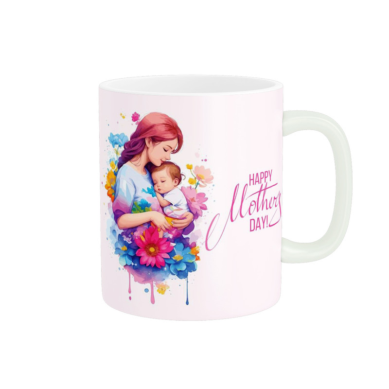 ماگ پادآفرین مدل روز مادر روز زن طرح روز مادر مبارک کد p2874