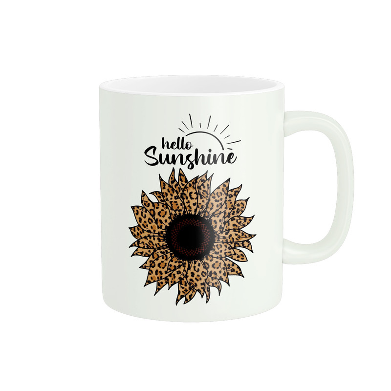 ماگ پادآفرین مدل Hello Sunshine طرح آفتابگردان کد PM175