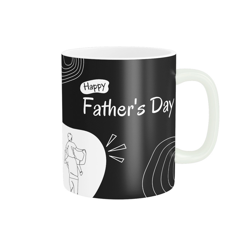 ماگ پادآفرین مدل روز پدر روز مرد طرح روز پدر مبارک کد p2853