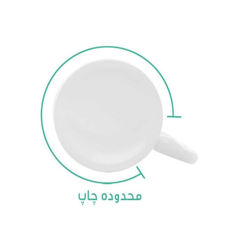 ماگ پادآفرین مدل لیوان شخصی طرح دخترانه اسم دلوان کد p3412