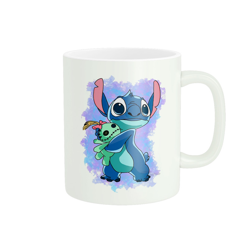 ماگ پادآفرین مدل کارتون استیچ و لیلو Stitch کد PM3783