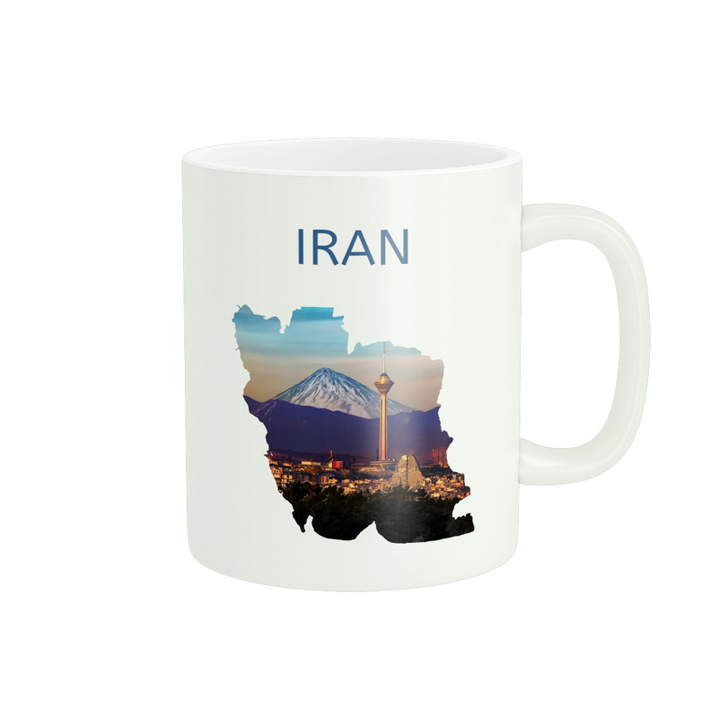 ماگ پادآفرین مدل نقشه ایران کد PM4205
