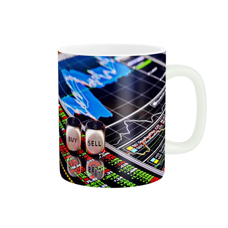 ماگ پادآفرین مدل ترید بورس بازارمالی تریدر کد p1221